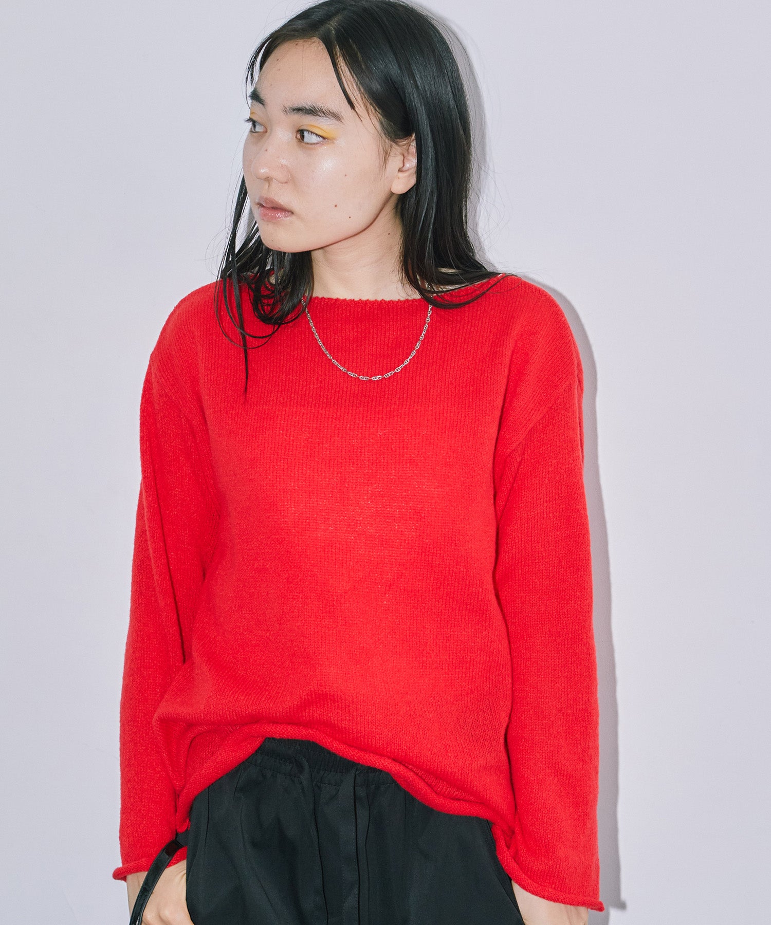 シアーLGニットトップス