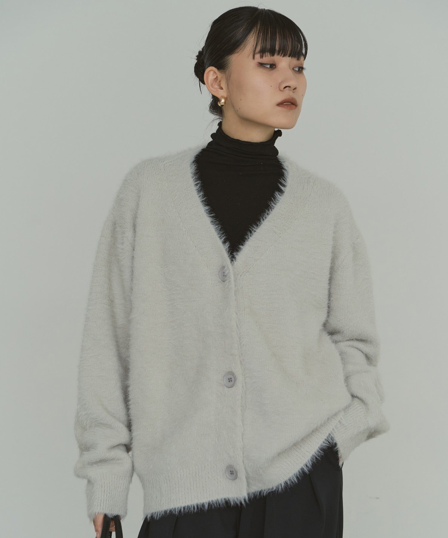 シャギーオーバーカーデ