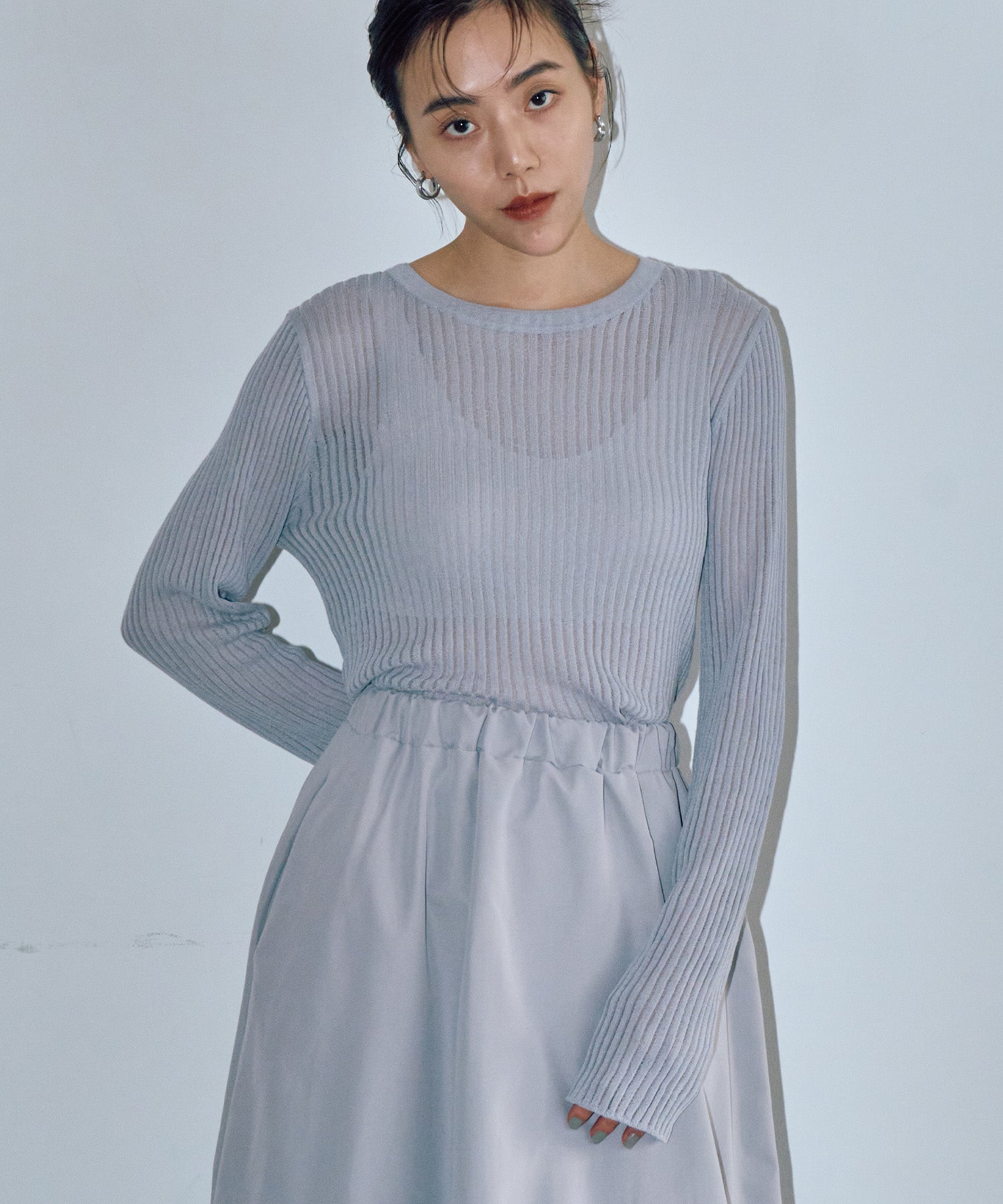 ストライプシアーロンT