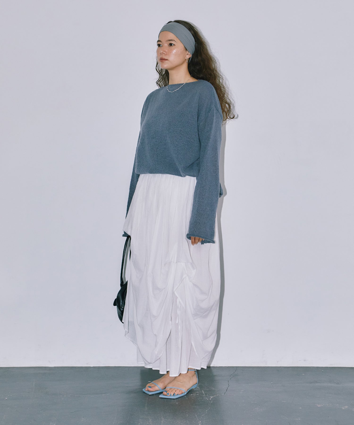 シアーLGニットトップス