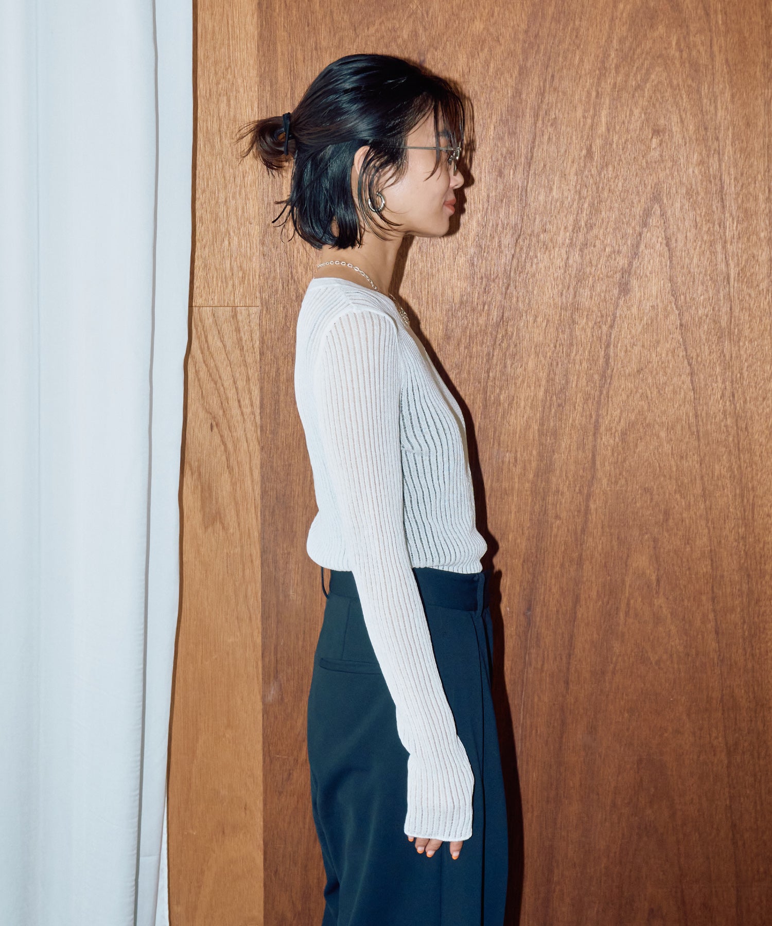 ストライプシアーロンT