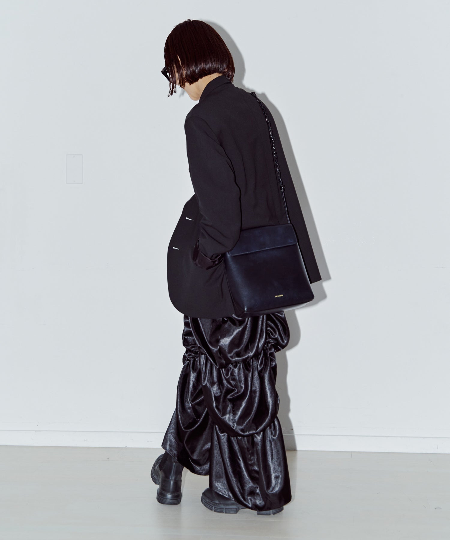 ダリアドッキングギャザーワンピース