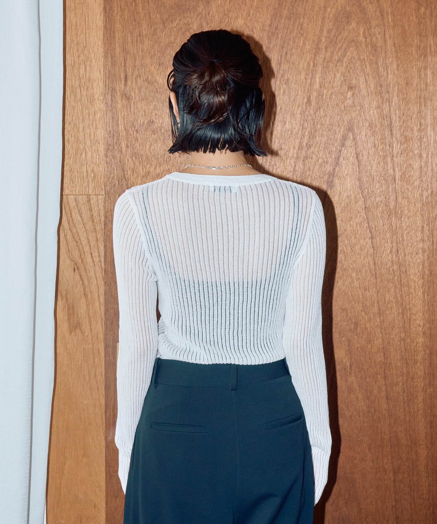 ストライプシアーロンT