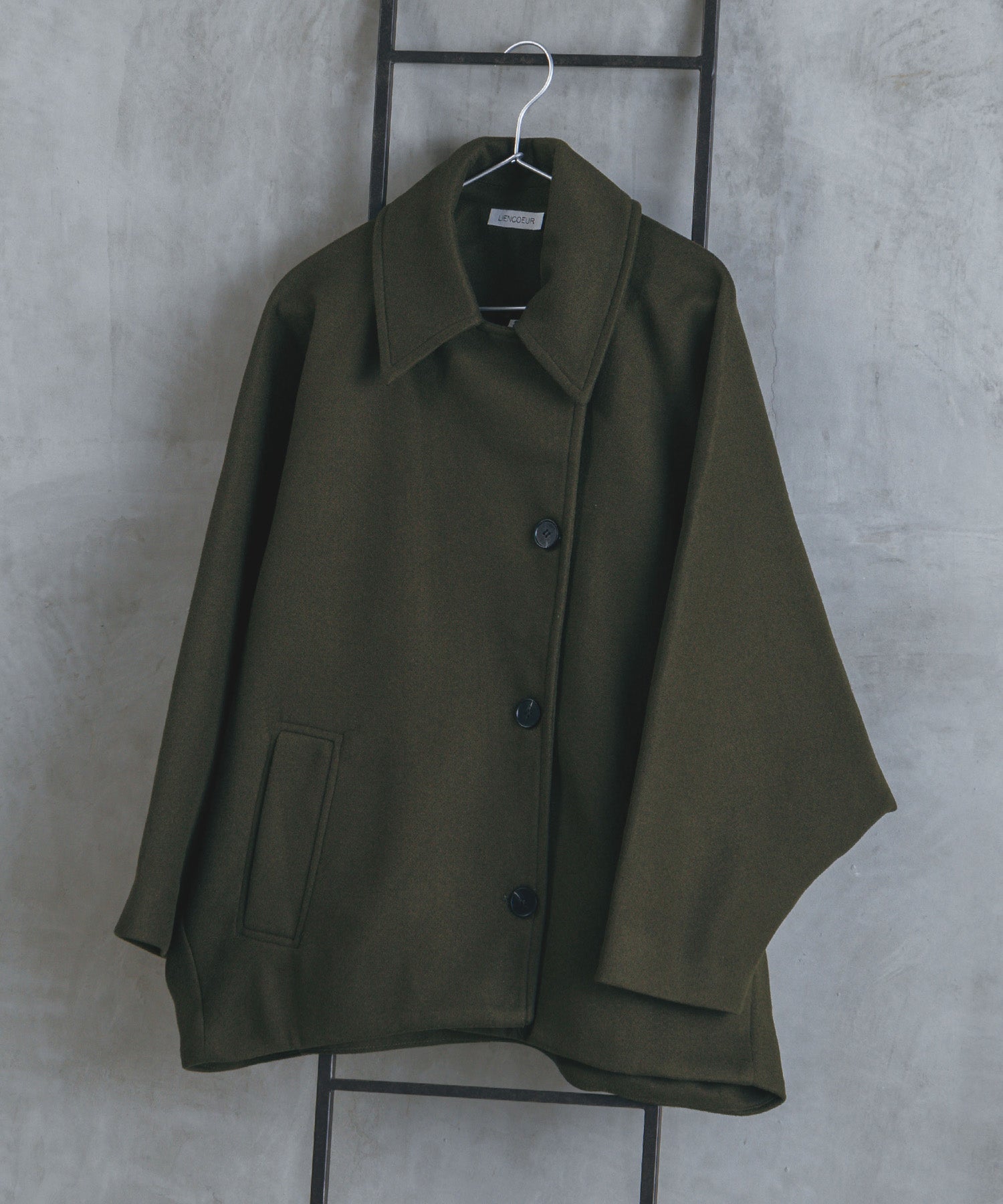 ボリュームスリーブミドルコート