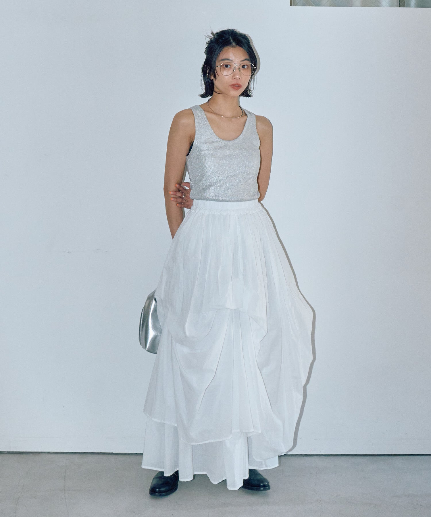 リリーボリュームロングスカート