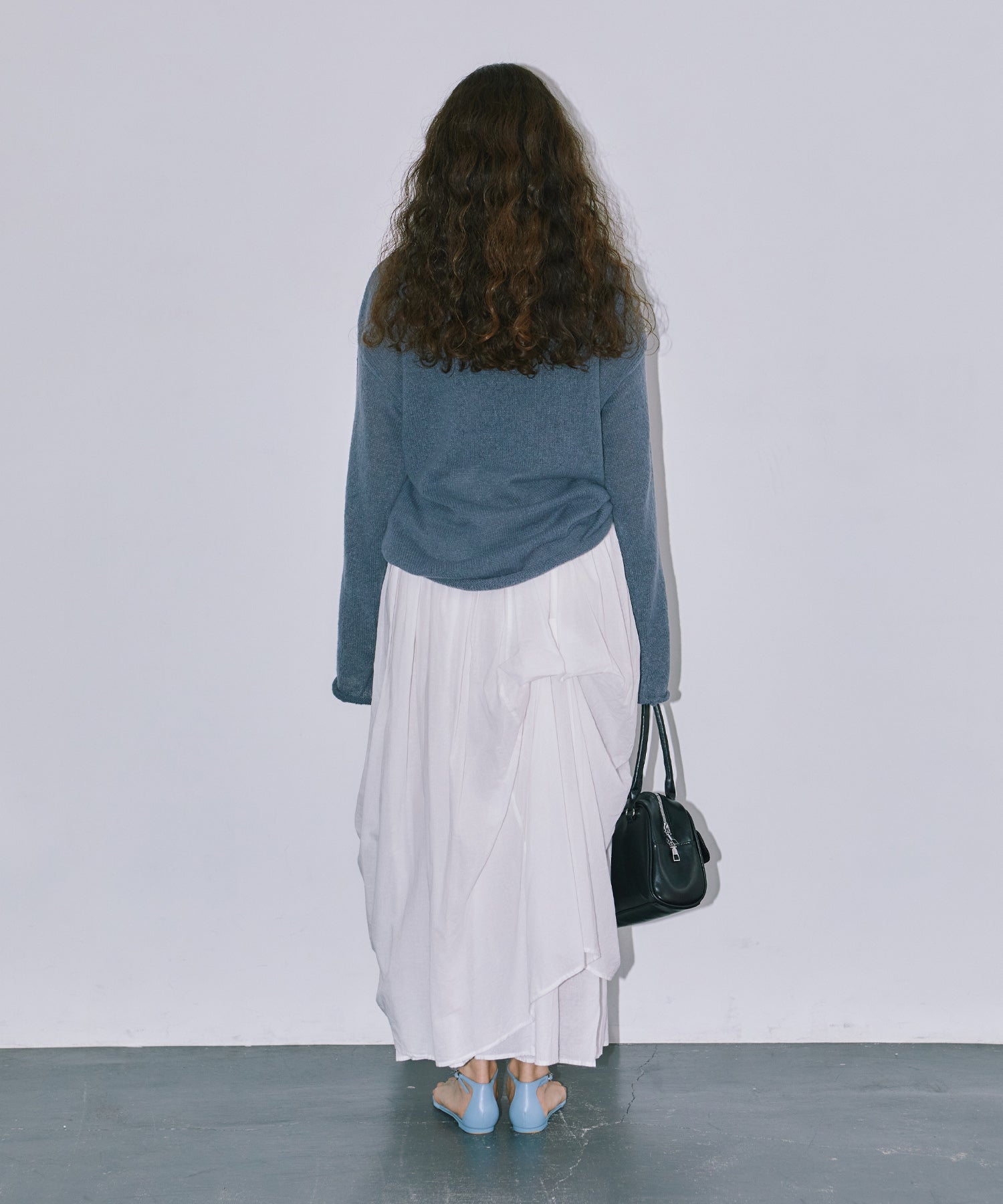 シアーLGニットトップス