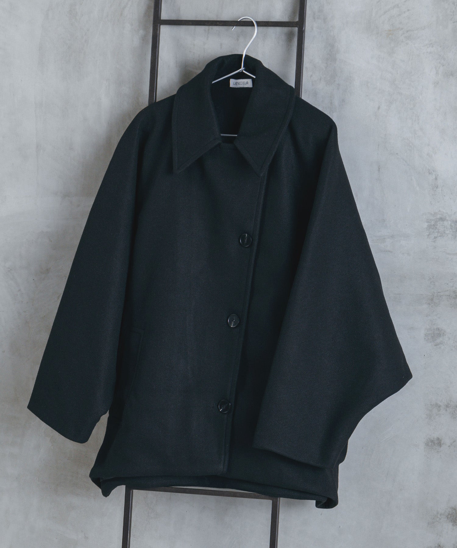 ボリュームスリーブミドルコート