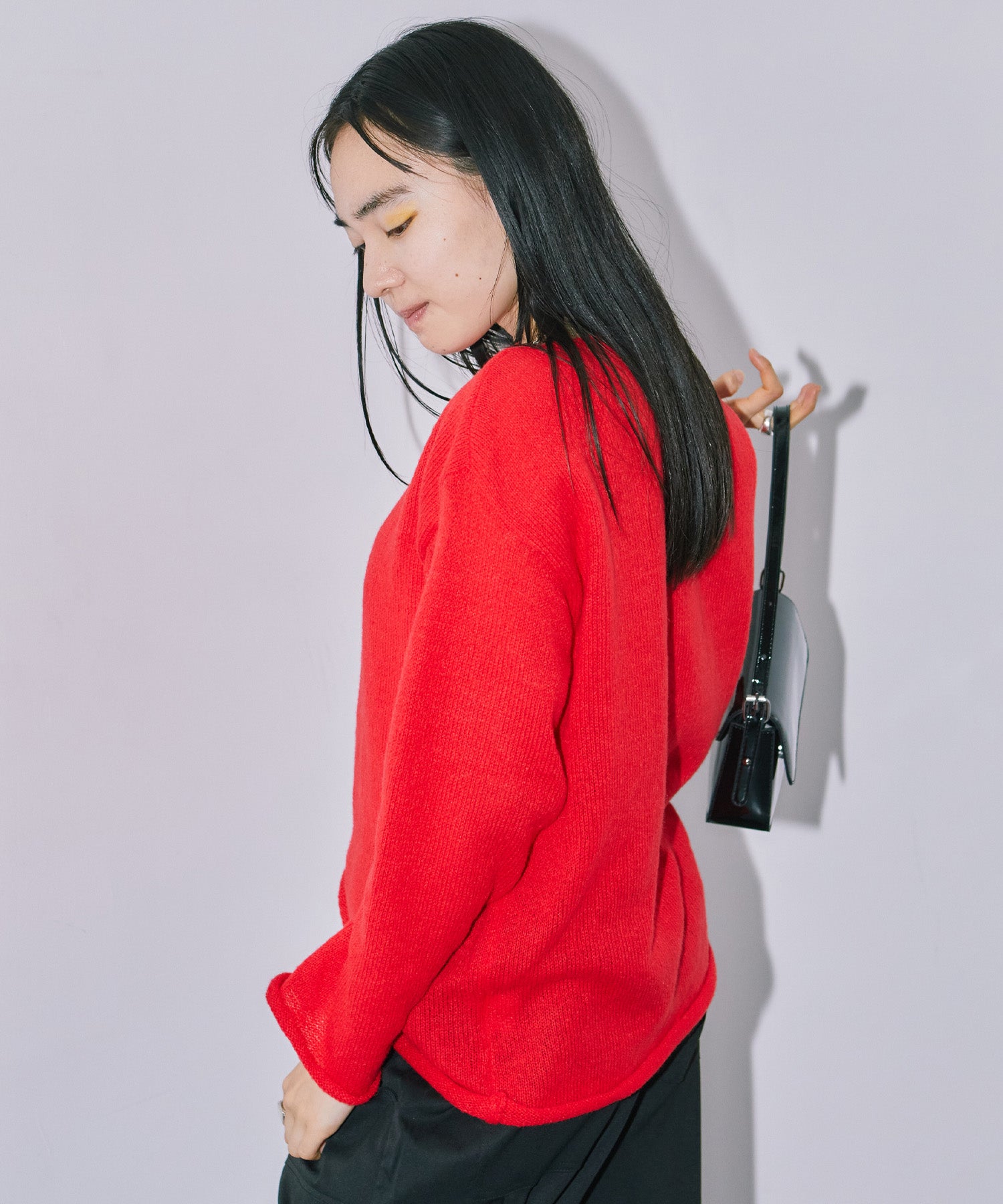 シアーLGニットトップス