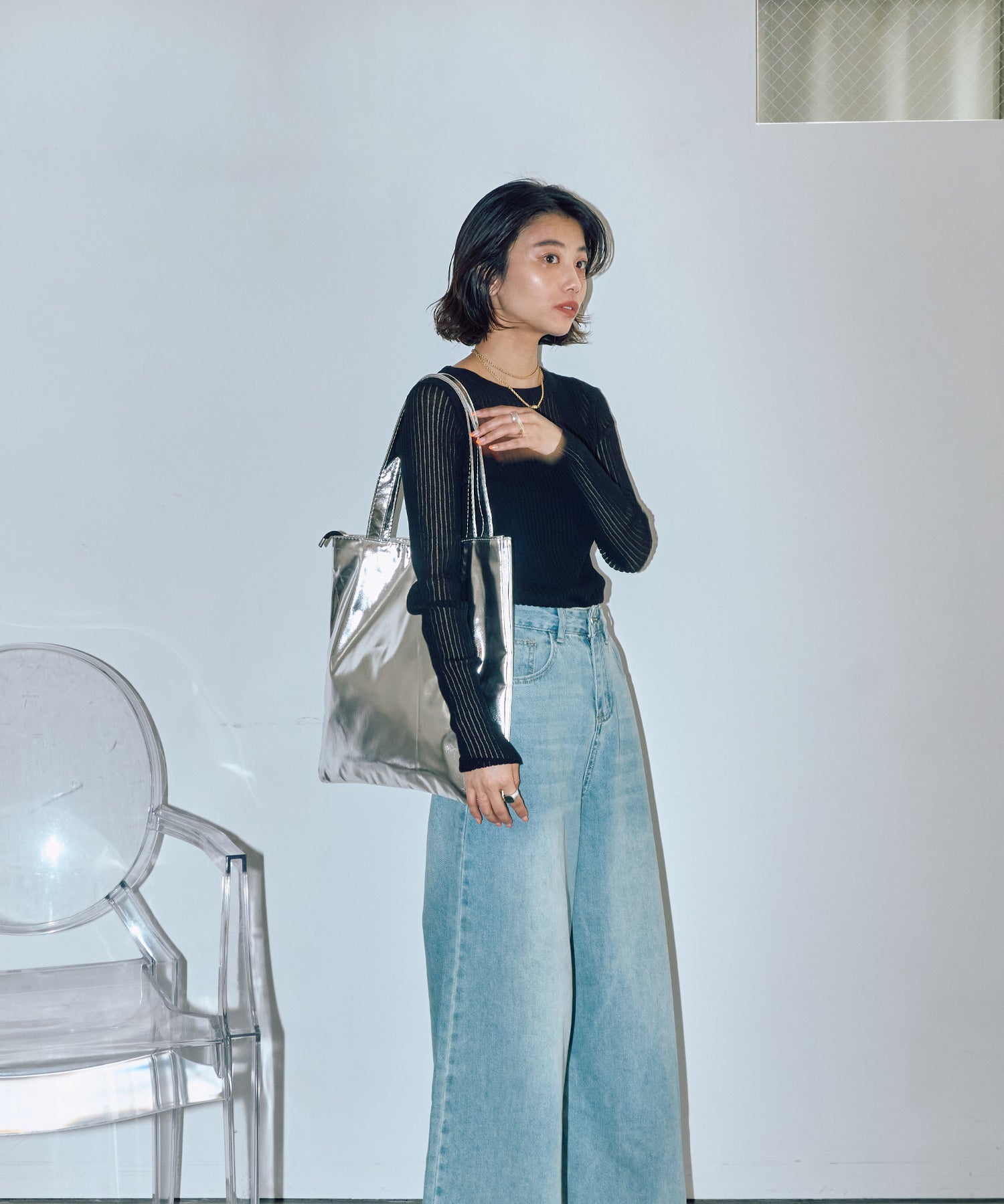 ストライプシアーロンT