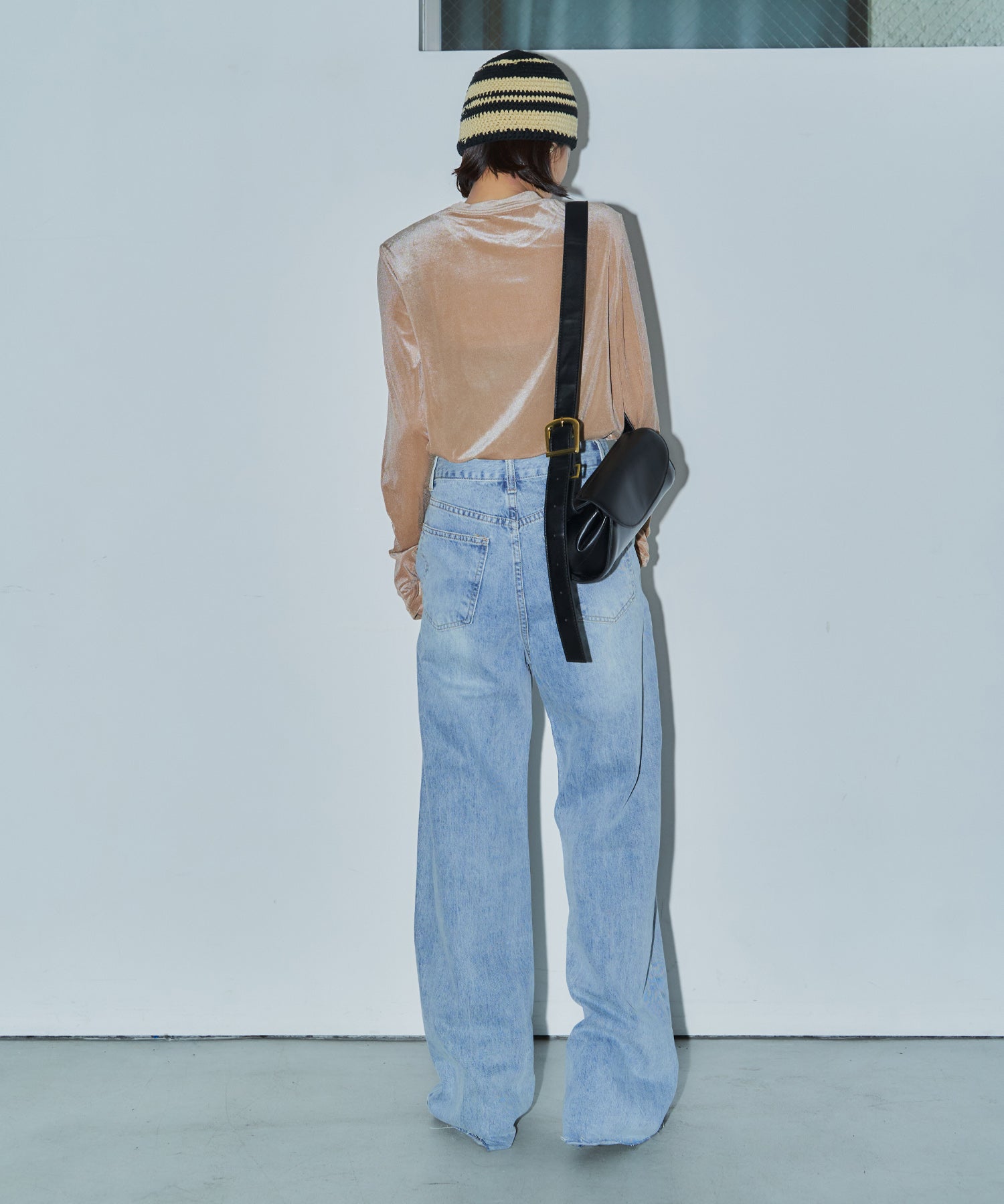 ワイドストレートデニム