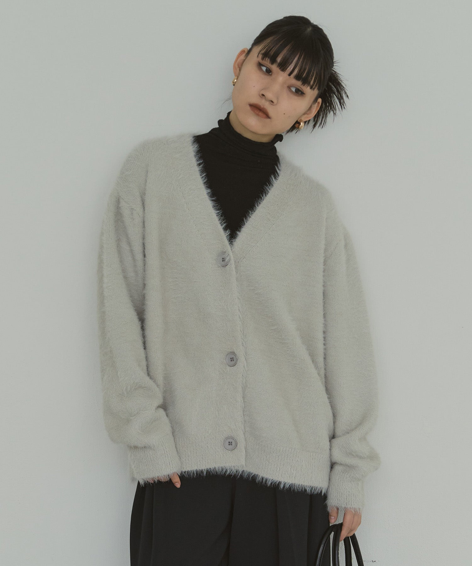 シャギーオーバーカーデ