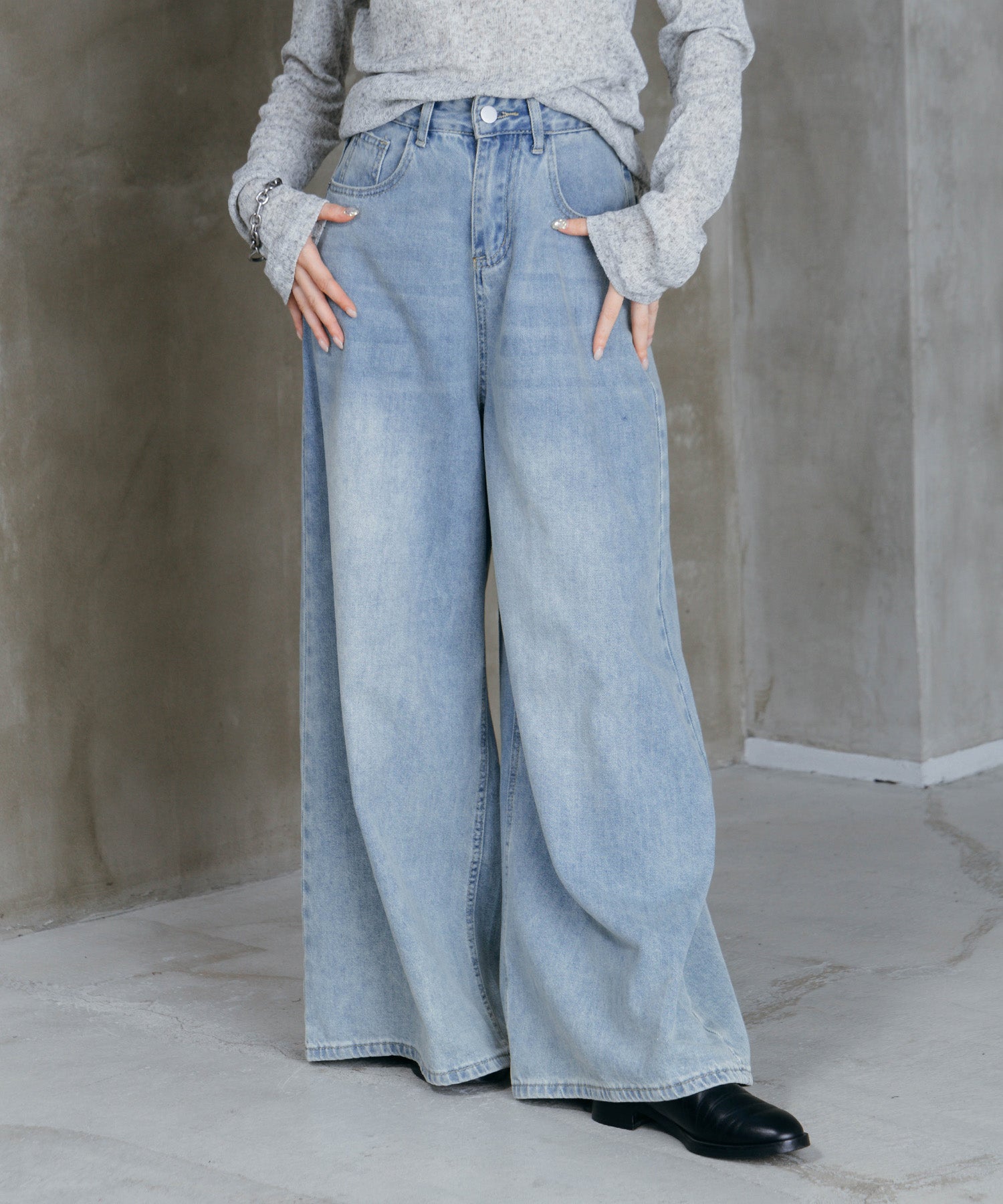 ワイドベルデニム