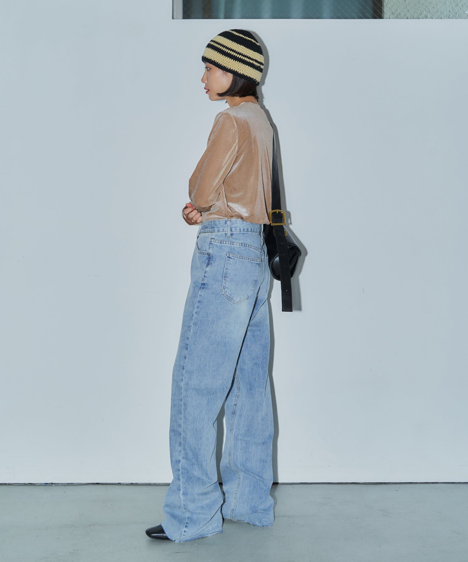 ワイドストレートデニム