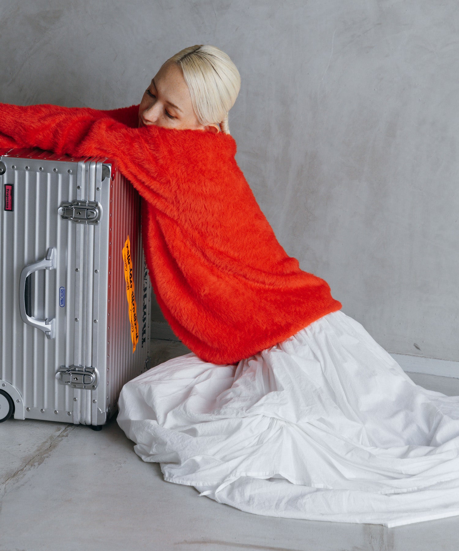 シャギーオーバーニット