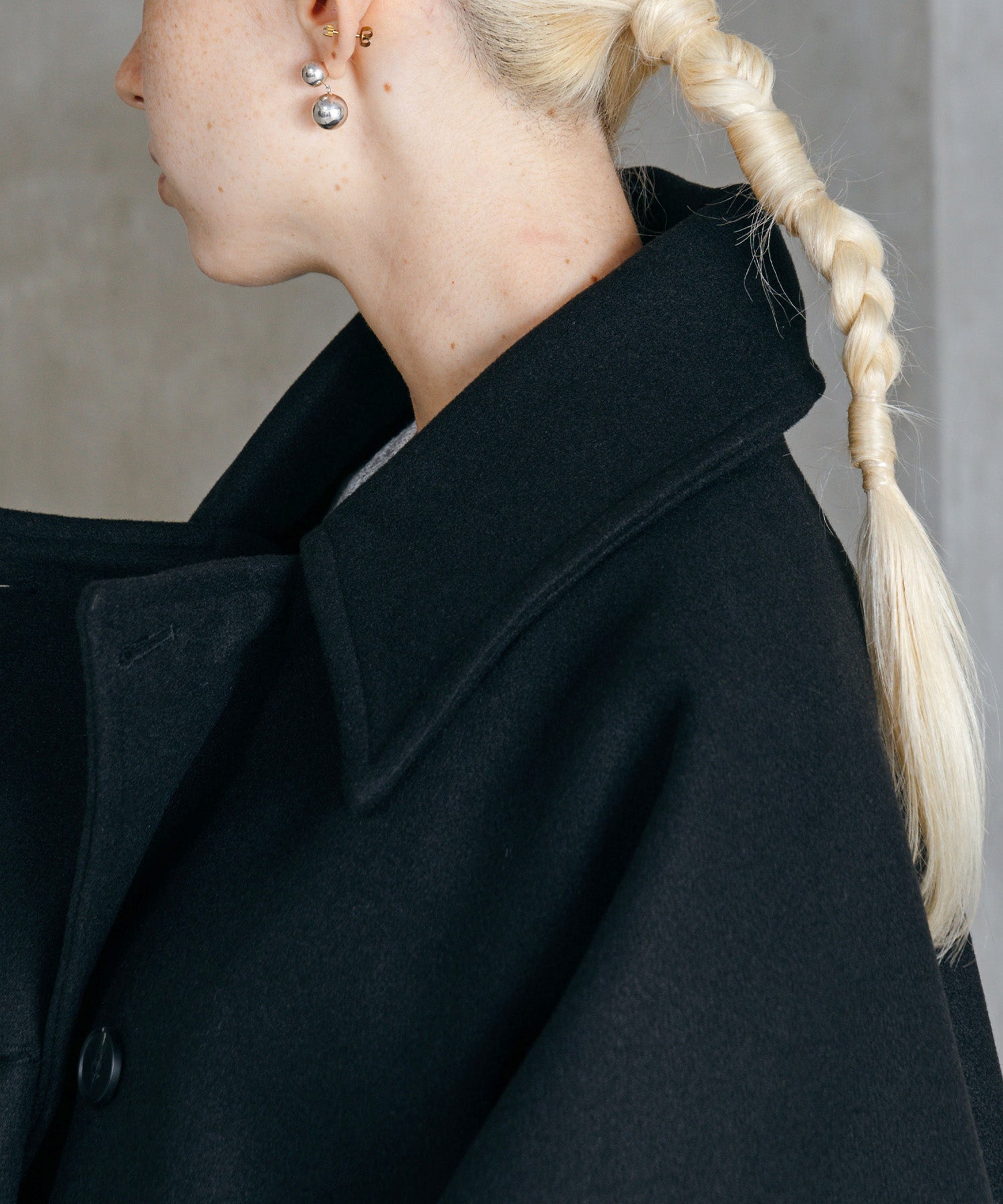 ボリュームスリーブミドルコート