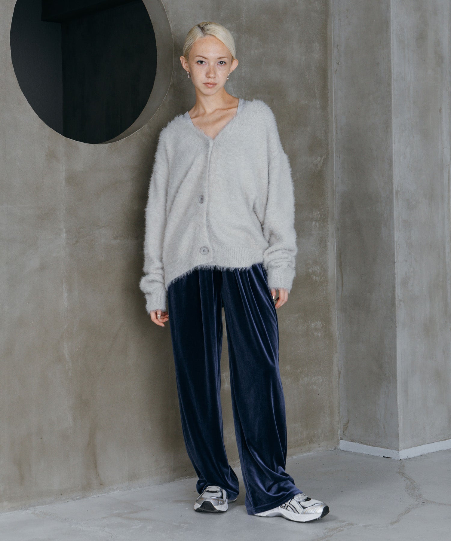 シャギーオーバーカーデ