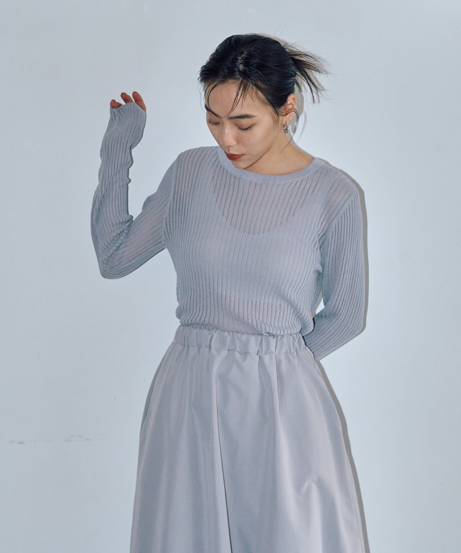 ストライプシアーロンT