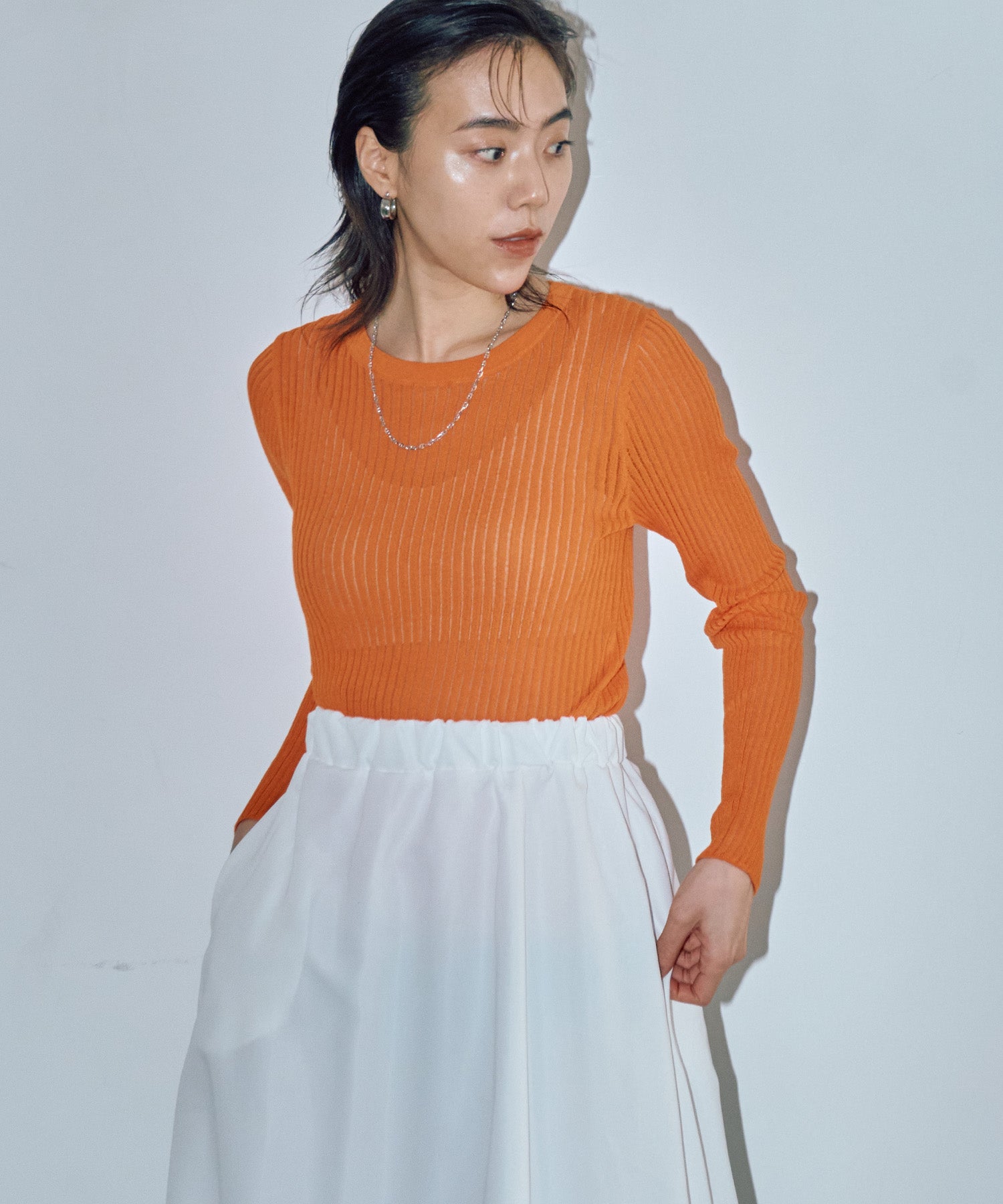 ストライプシアーロンT