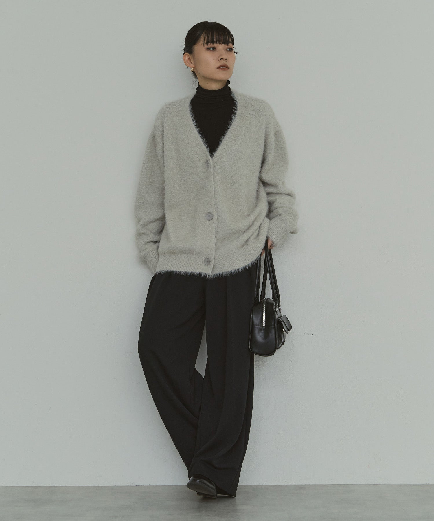 シャギーオーバーカーデ