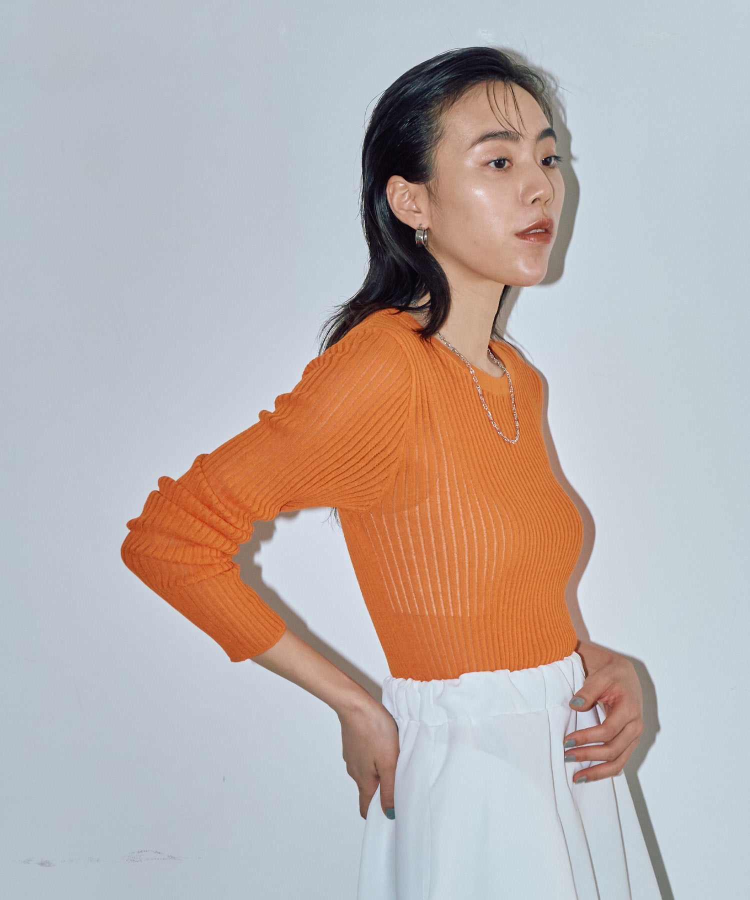 ストライプシアーロンT