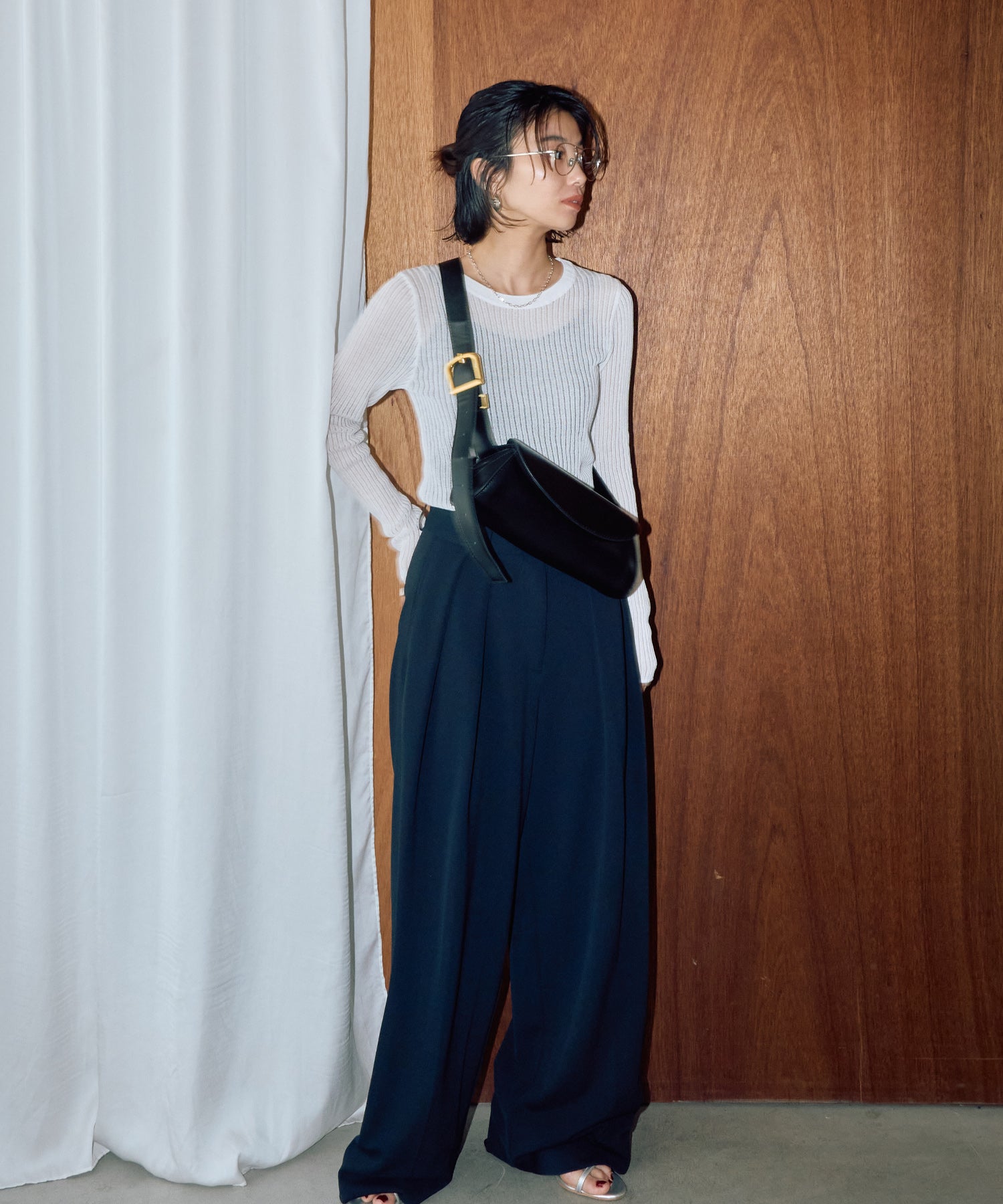 ストライプシアーロンT