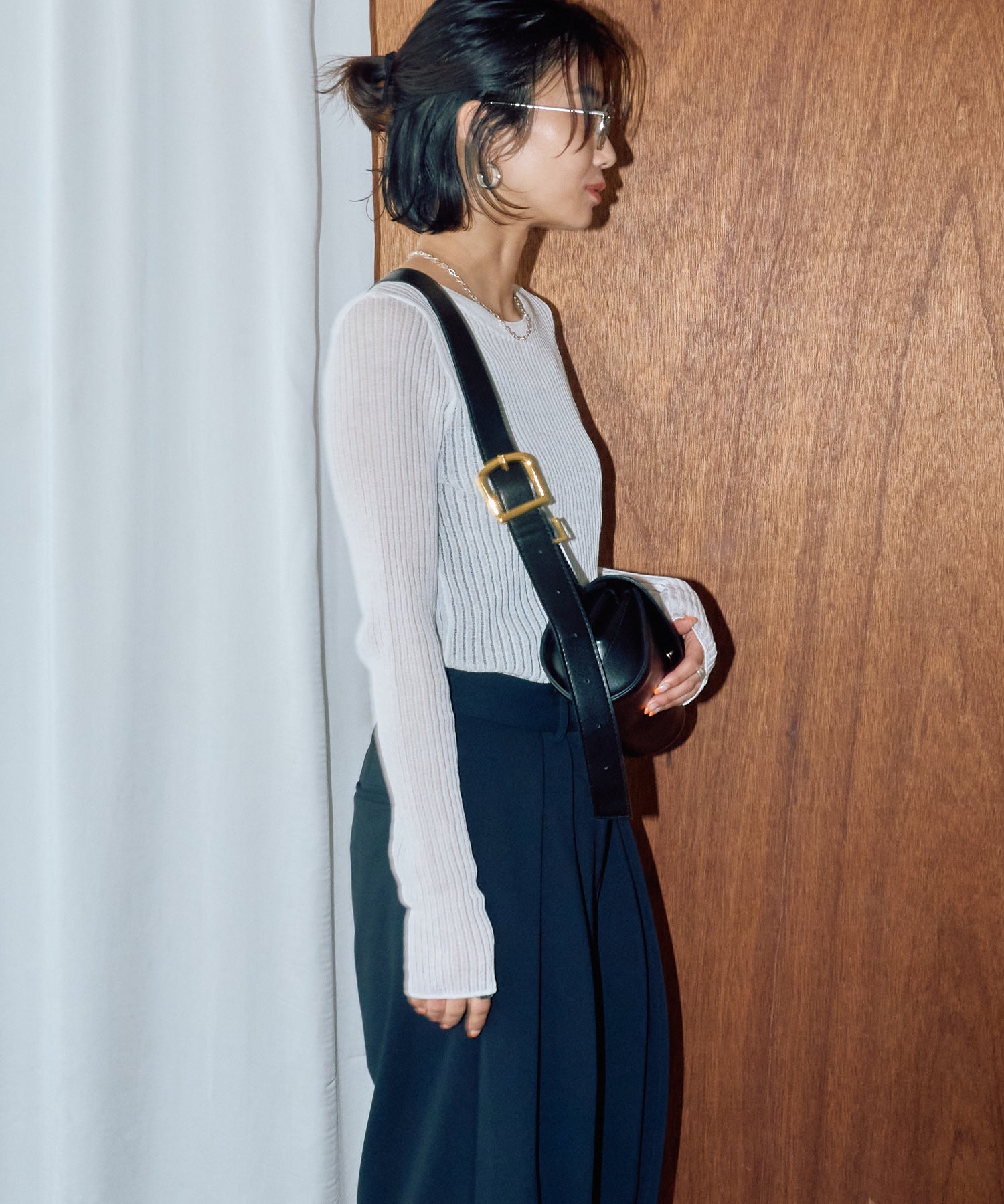 ストライプシアーロンT