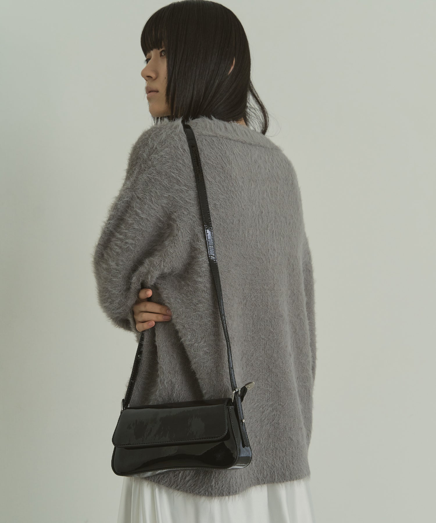 シャギーオーバーカーデ