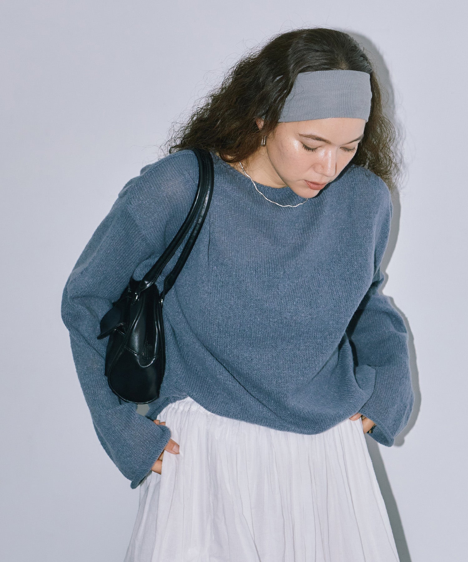 シアーLGニットトップス