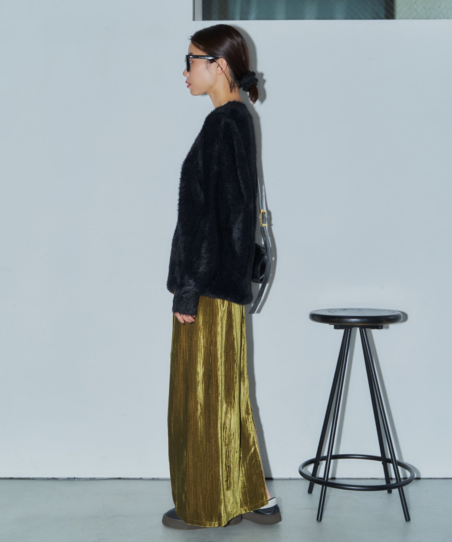 シャギーオーバーニット