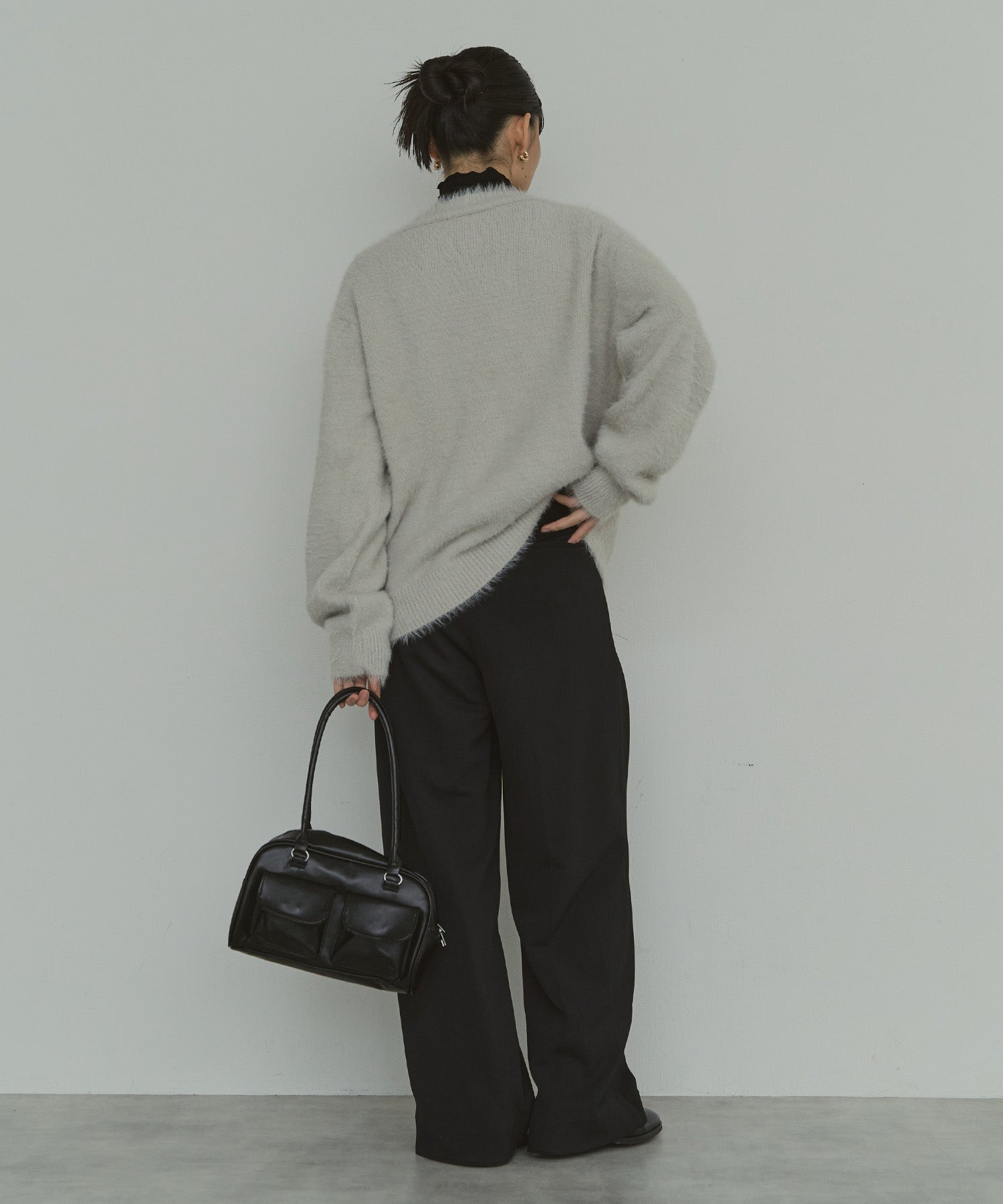 シャギーオーバーカーデ