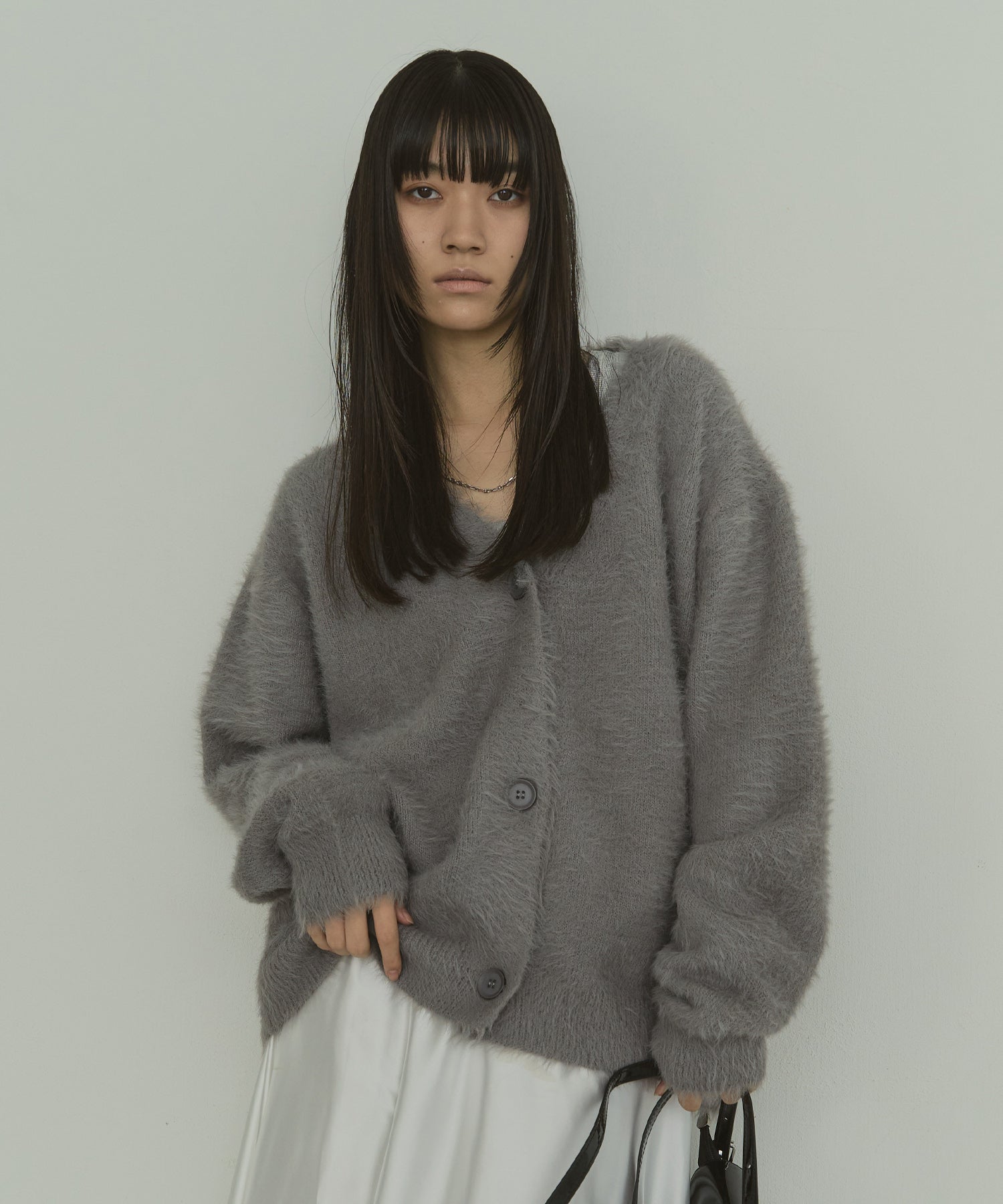 シャギーオーバーカーデ