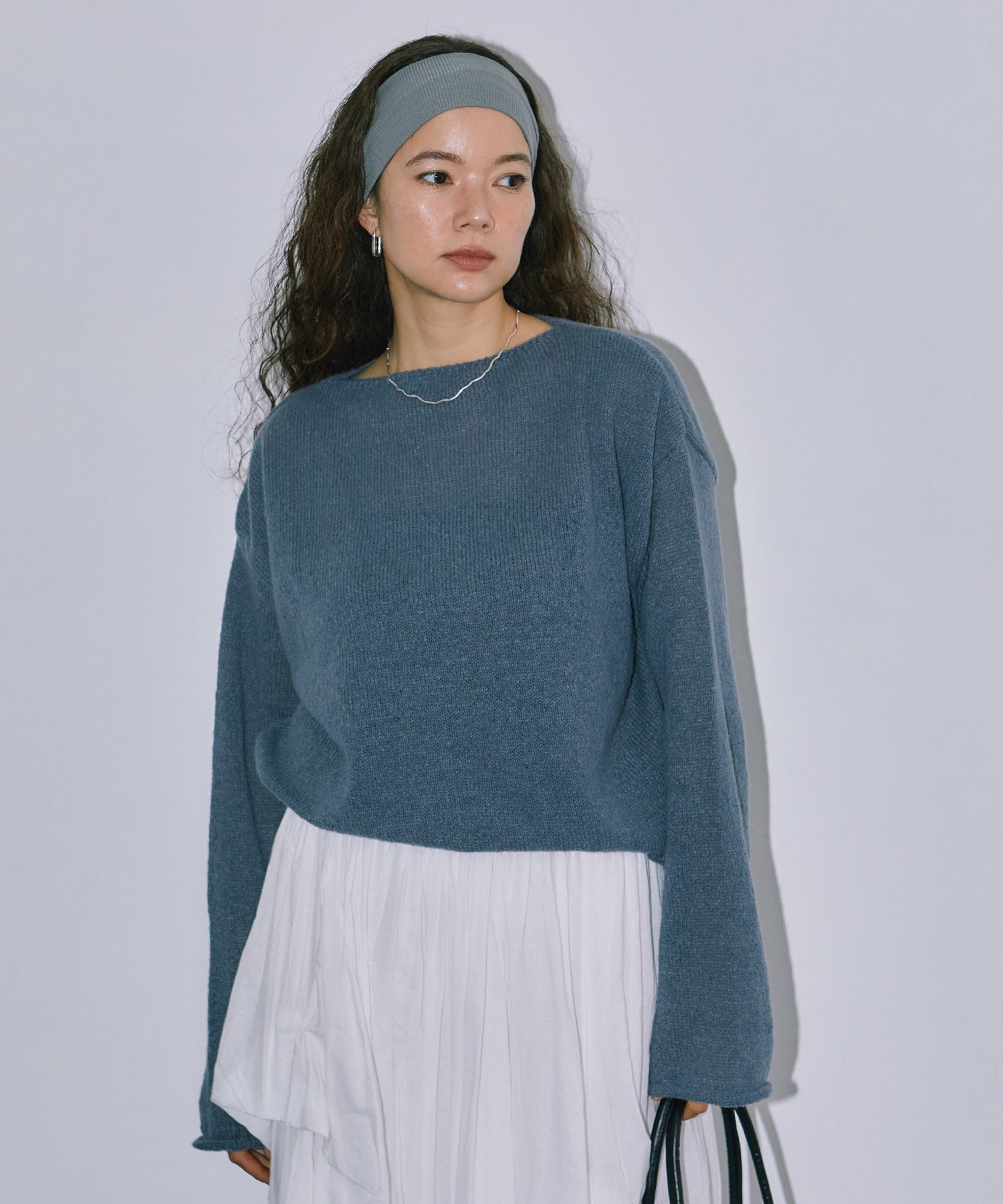 シアーLGニットトップス