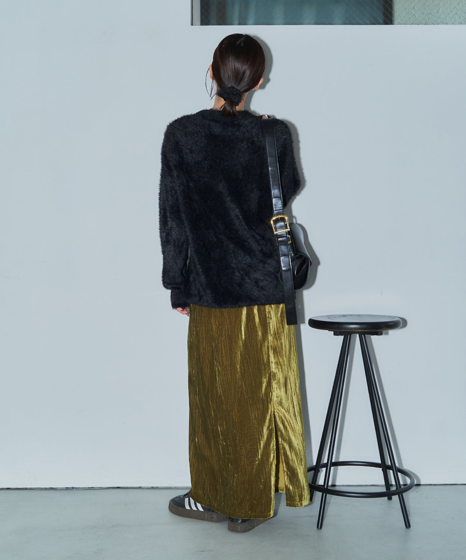 シャギーオーバーニット