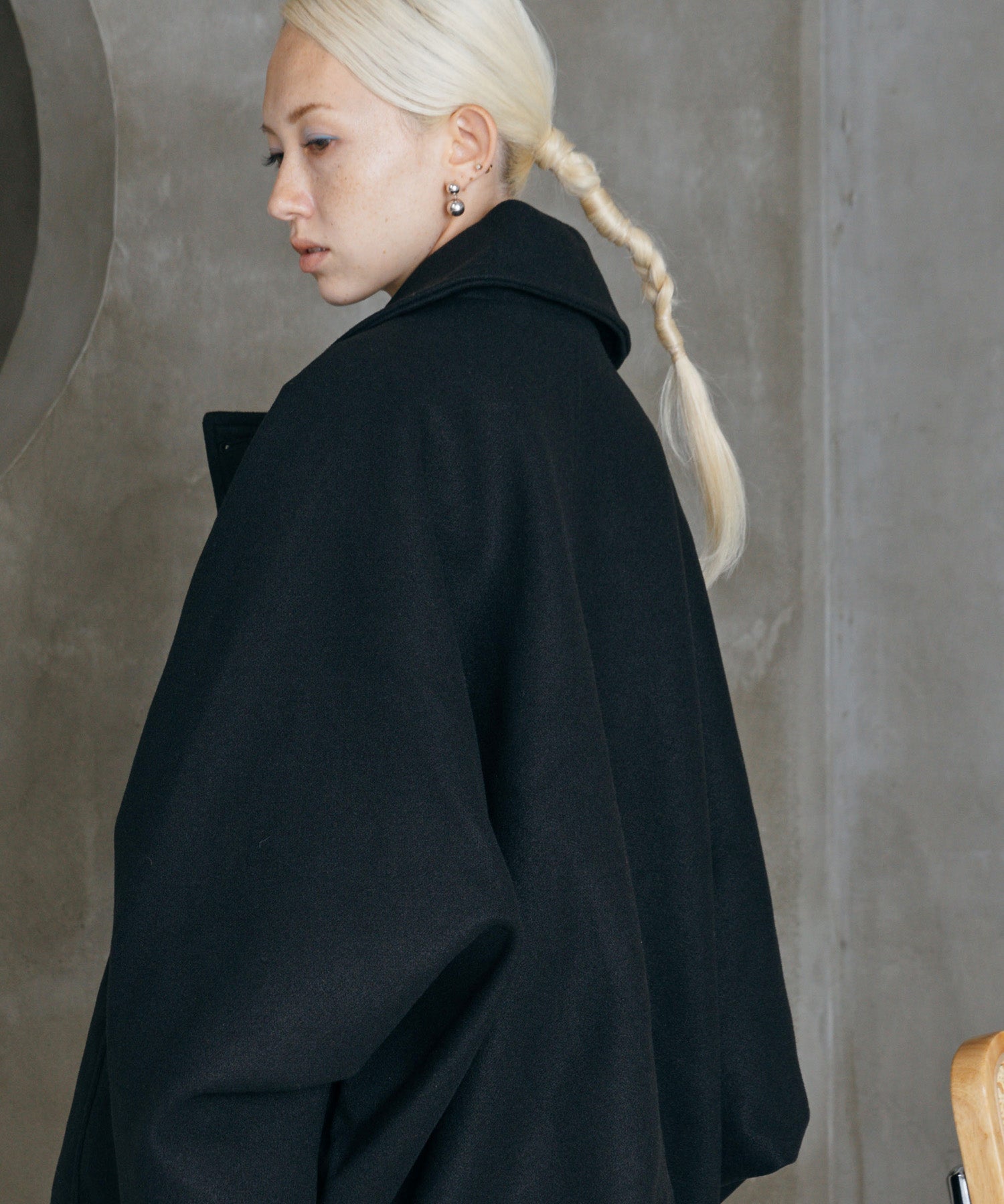 ボリュームスリーブミドルコート