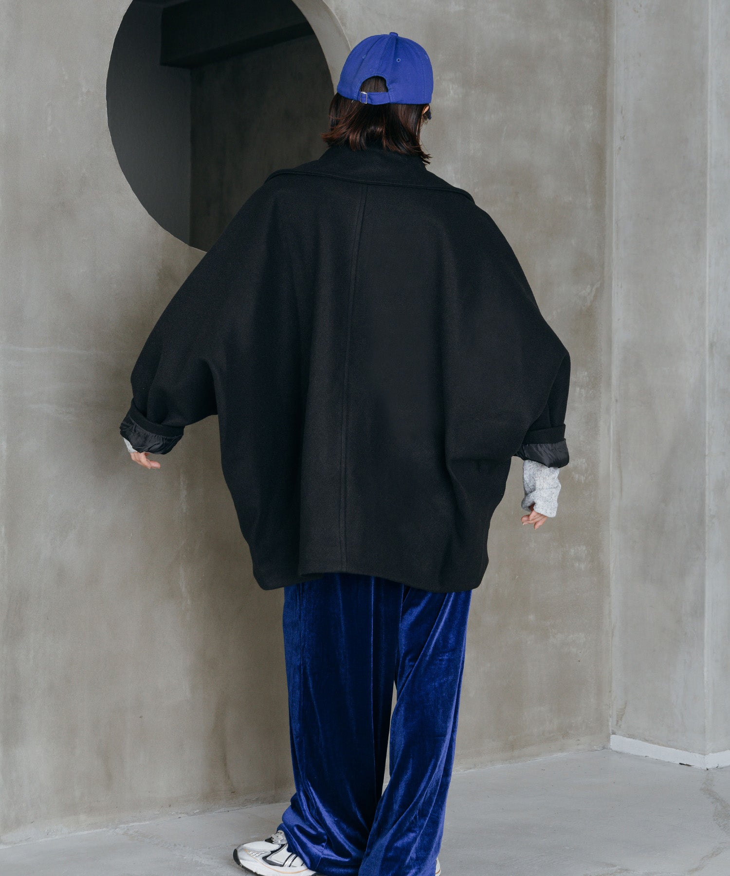 ボリュームスリーブミドルコート