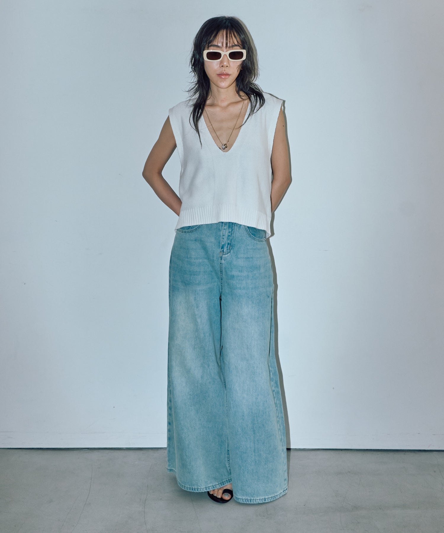 ワイドベルデニム