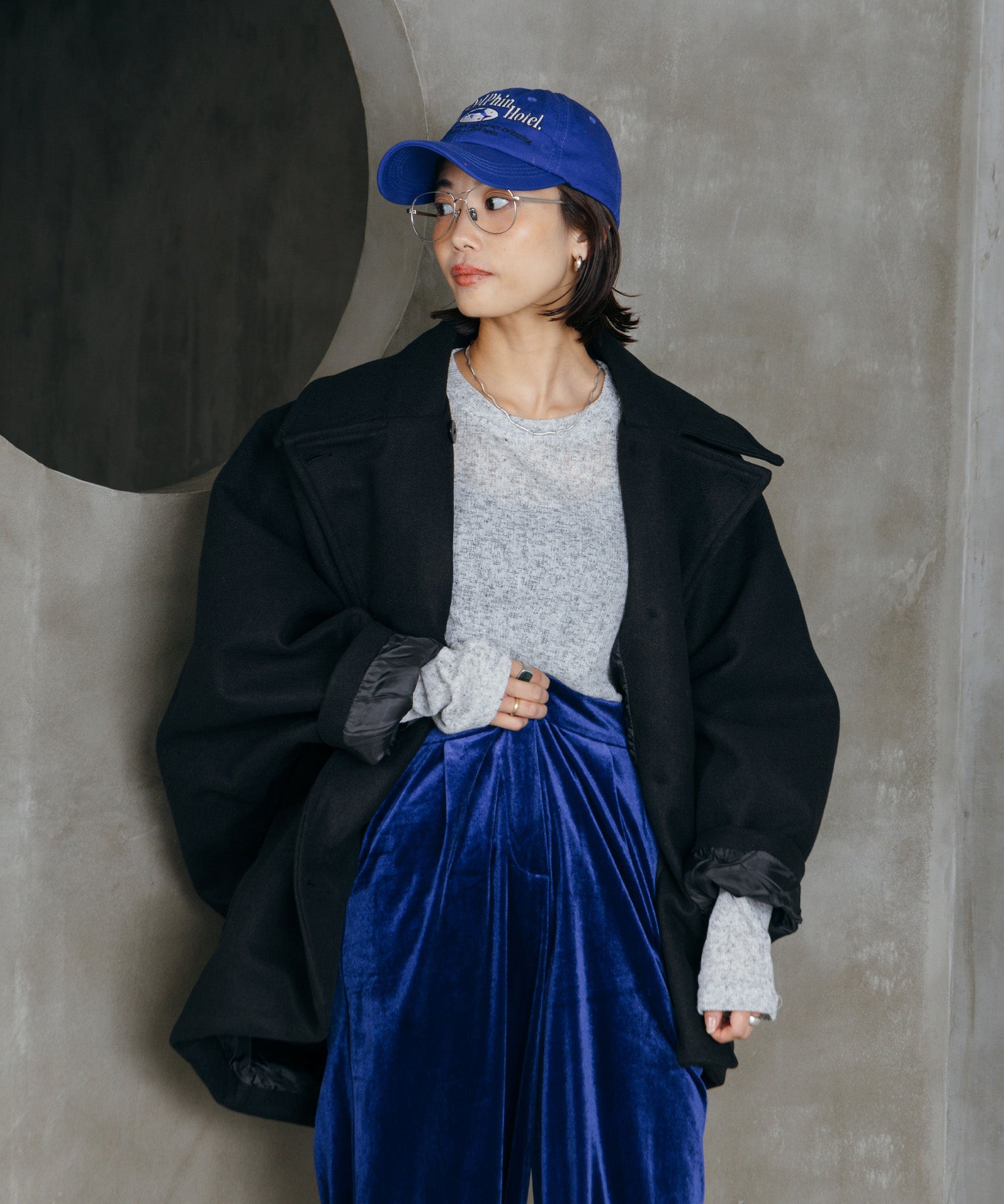 ボリュームスリーブミドルコート