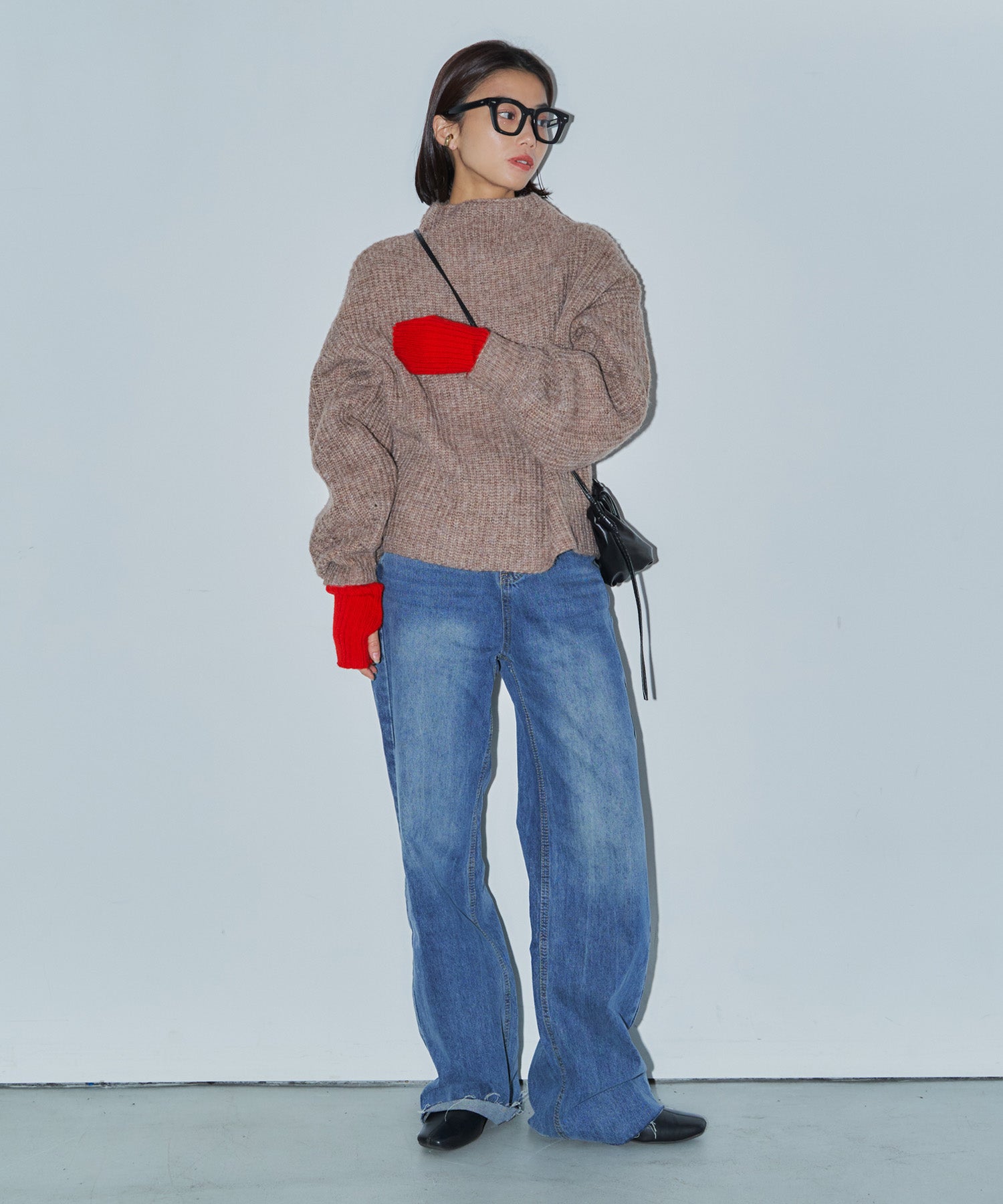 ワイドストレートデニム