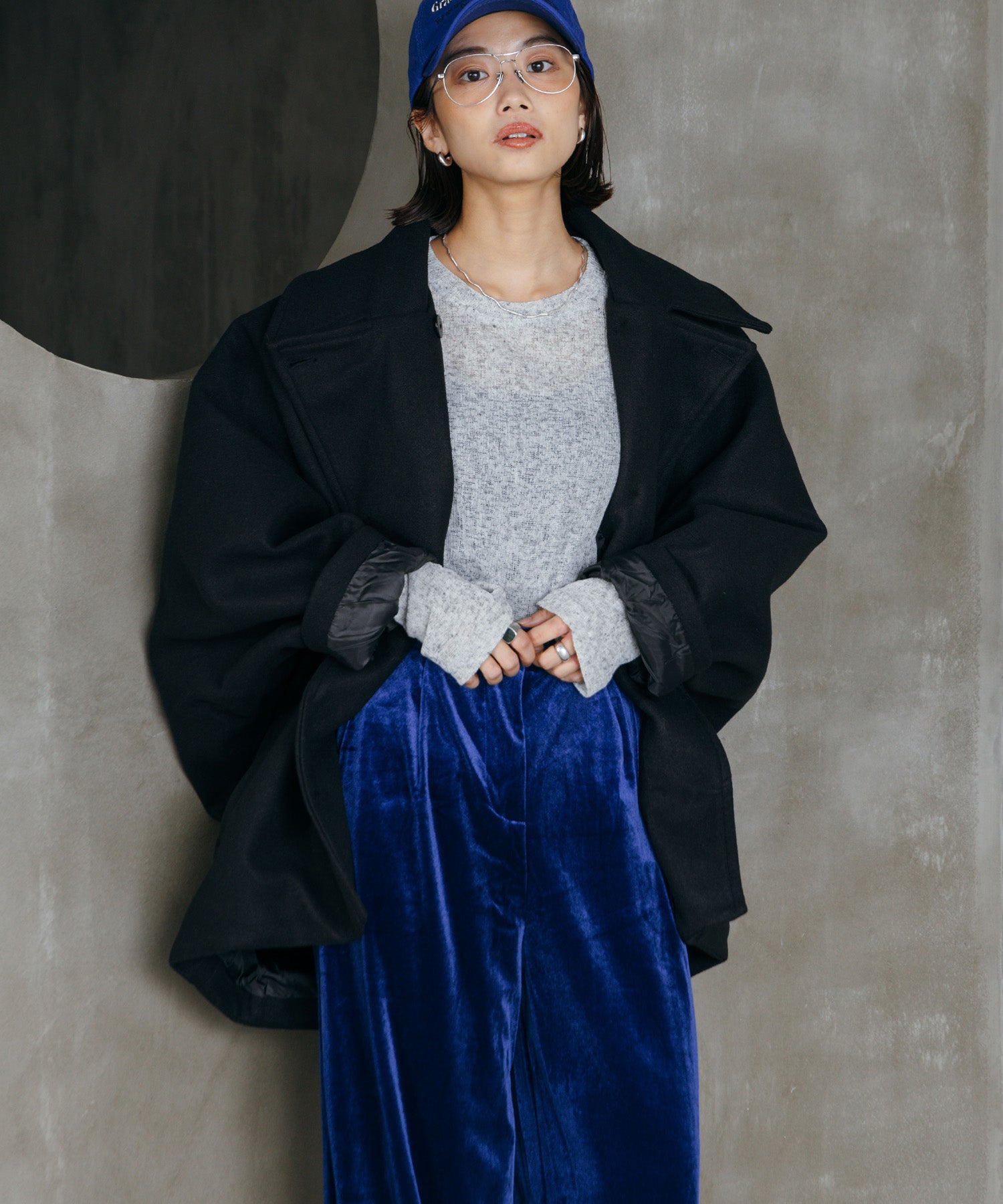 ボリュームスリーブミドルコート