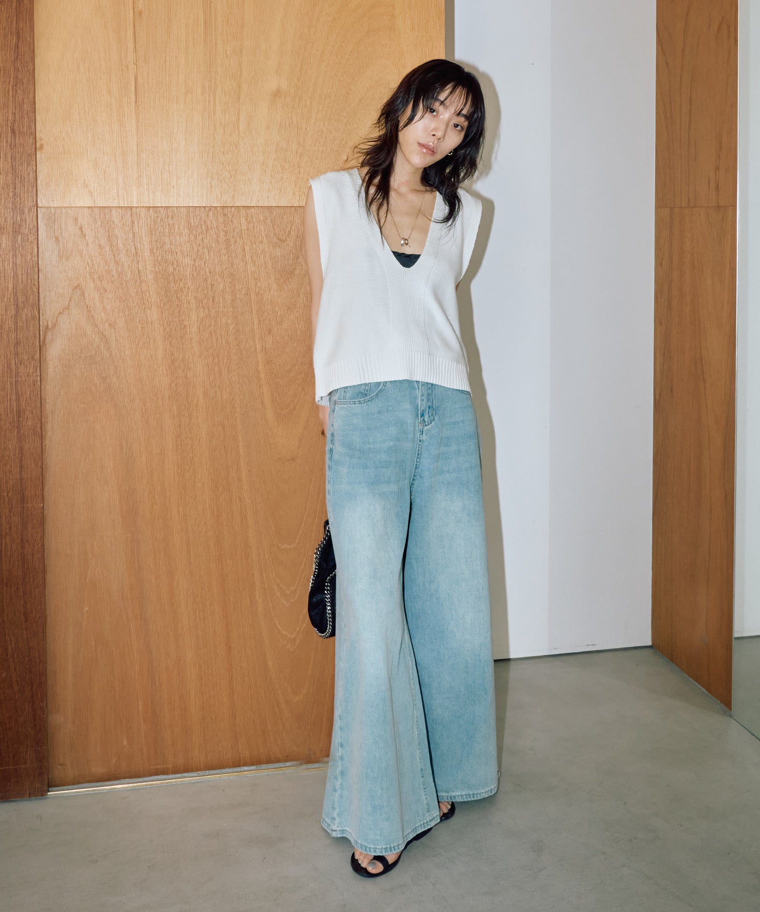 ワイドベルデニム