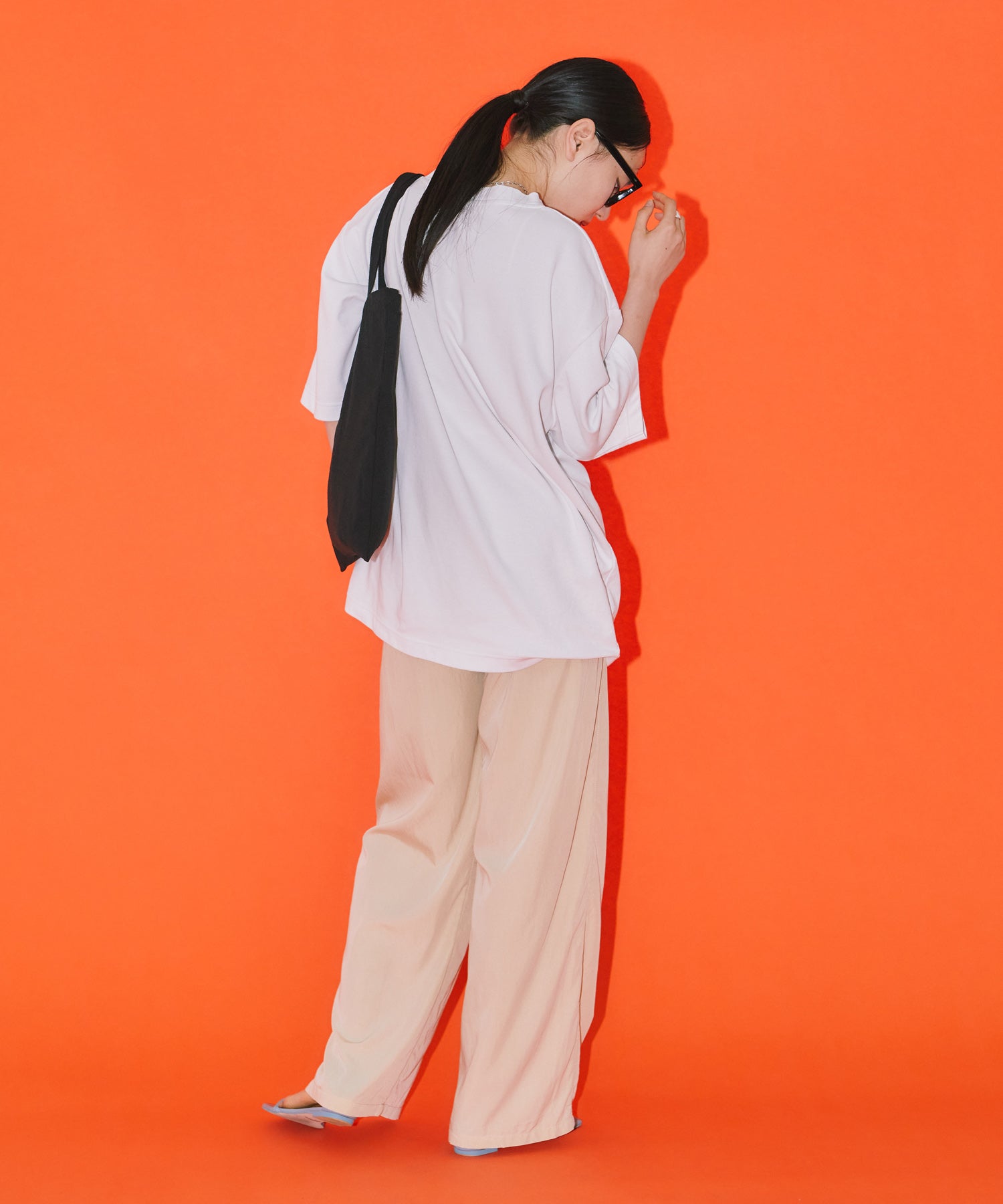 フロントタックワイドパンツ