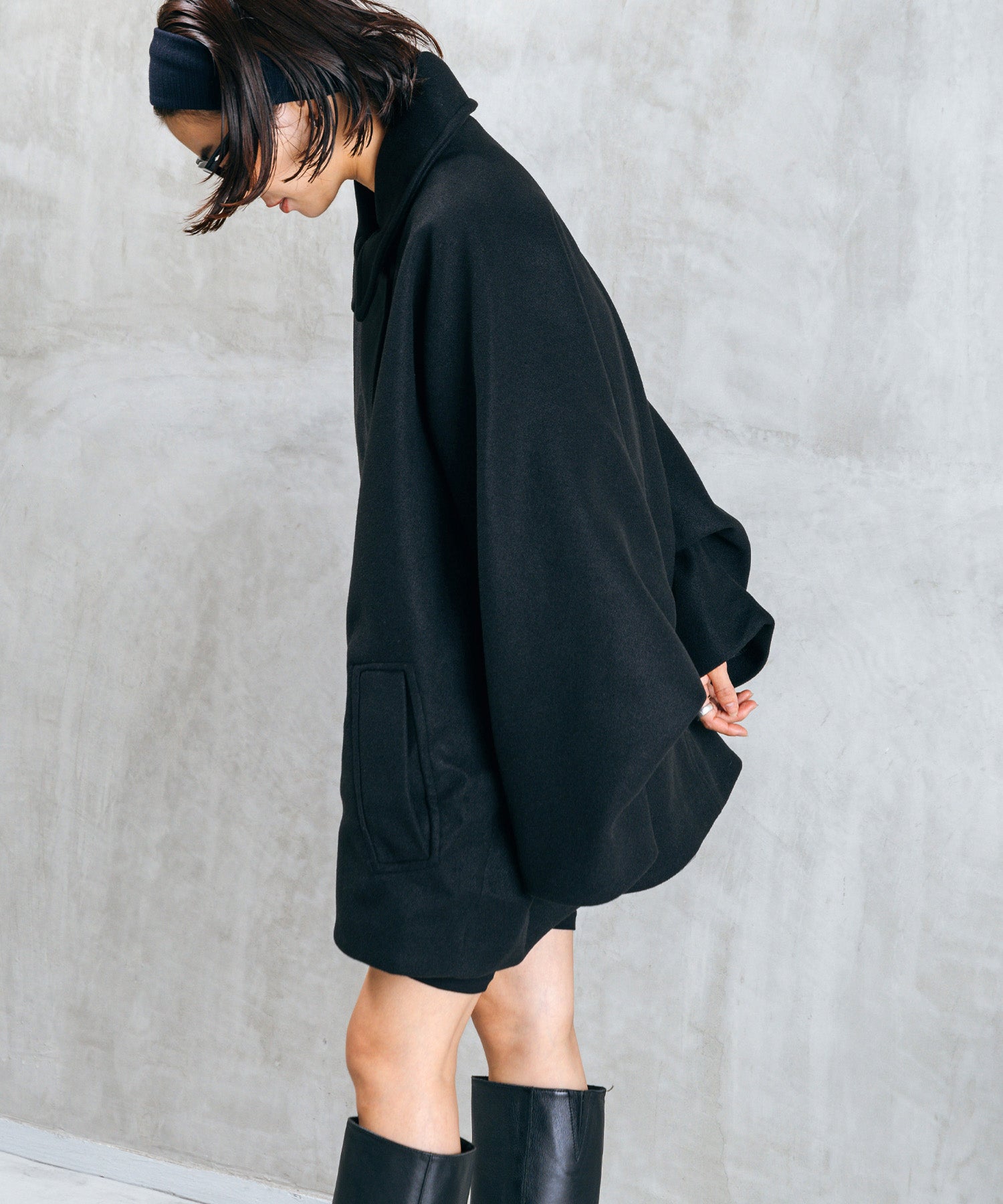 ボリュームスリーブミドルコート